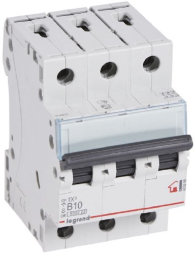 Выключатель автоматический Legrand TX3 6000 3п 10А B 6кА картинка